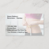 ディティシアンバリアトリシアンメディカルビジネスカード 名刺 (正面)