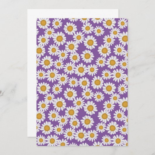 ディティデイジー花 招待状 (正面/裏面)