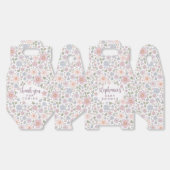 ディティフローラテーマベビーシャワーパーティーボックス フェイバーボックス (見開き)