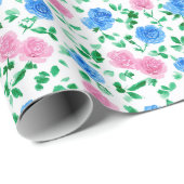 ディティ名門私立校風のーグランミレアルバラ春 ラッピングペーパー (ロールコーナー)