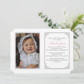 ディテイルコーナー写真バプティスマ招待状 招待状 (スタンド正面)