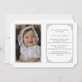 ディテイルコーナー写真バプティスマ招待状 招待状 (正面)