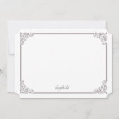 ディテイルコーナー写真バプティスマ招待状 招待状 (裏面)