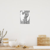 ディディ・ドラゴンの労働者 ポスター (キッチン)