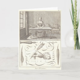 ディデロー百科事典の書アート・デクリール カード