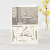 ディデロー百科事典の書アート・デクリール カード (黄色い花)