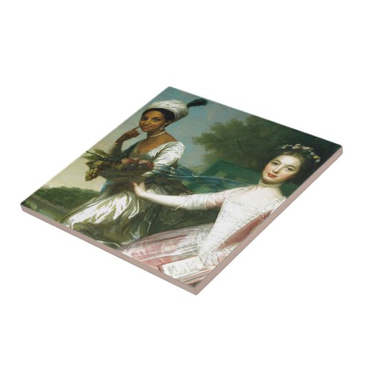 ディドのエリザベスの美女および女性マレー タイル (側面)