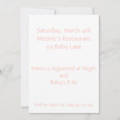 ディドルズファームモー-カウベビーシャワー招待状 招待状 (裏面)