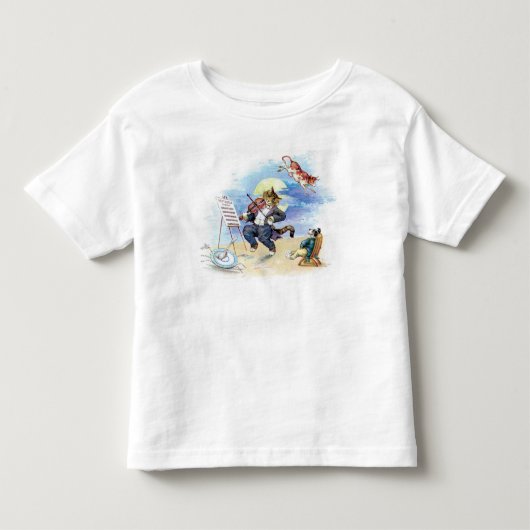 ディドル・ディドル・子供部屋韻 トドラーTシャツ (正面)