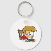 ディナおもしろいーに興奮した漫画の少年 キーホルダー (正面)
