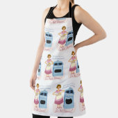 ディナおもしろいーは凍ってい夕食主婦パターン エプロン (インサイチュ)