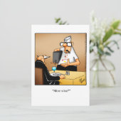 ディナおもしろいーパーティの招待状「斑点」 招待状 (スタンド正面)