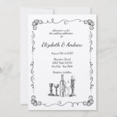 ディナお洒落ー結婚ズ 招待状 (正面)