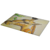 ディナのキリンのまな板 カッティングボード (角)