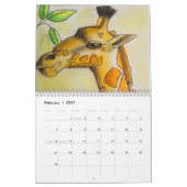 ディナの芸術の2014年のカスタムによって印刷されるカレンダー カレンダー (2月 2027)