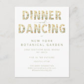 ディナはっきりしたー&踊り披露宴結婚フローラ エンクロージャーカード (正面)