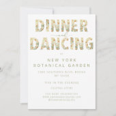 ディナはっきりしたー&踊り披露宴結婚フローラ 招待状 (正面)