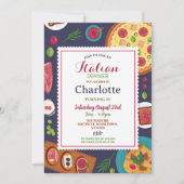 ディナイタリアンーバースデーパーティーピザランチ 招待状 (正面)