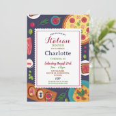 ディナイタリアンーバースデーパーティーピザランチ 招待状 (スタンド正面)