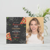 ディナイタリアンーバースデーパーティーピザランチ 招待状 (スタンド正面)