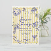 ディナイタリアンーラドルチェヴィータ誕生日招待状 招待状 (スタンド正面)