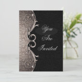 ディナエレガント企業のーパーティの招待状 招待状 (スタンド正面)