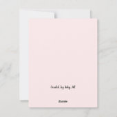 ディナカジュアルーパーティーホリデー招待状 シーズンカード (裏面)