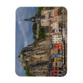 ディナカラフルントの街並み(夕日による),ベルギー マグネット (縦)