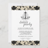 ディナファンシーーパーティの招待状 招待状 (正面)