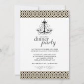 ディナファンシーーパーティの招待状 招待状 (正面)