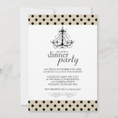 ディナファンシーーパーティの招待状 招待状 (正面)