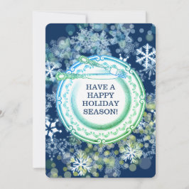 ディナファンシーープレートシェフケータリングクリスマス休暇 シーズンカード