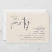 ディナモダンーの後ずっと楽し結婚く 招待状 (正面)