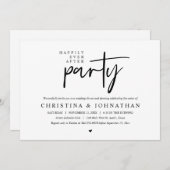 ディナモダンーの後ずっと楽し結婚く 招待状 (正面/裏面)
