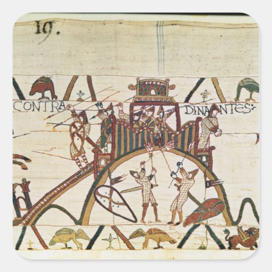 ディナンの町への攻撃 スクエアシール (正面)