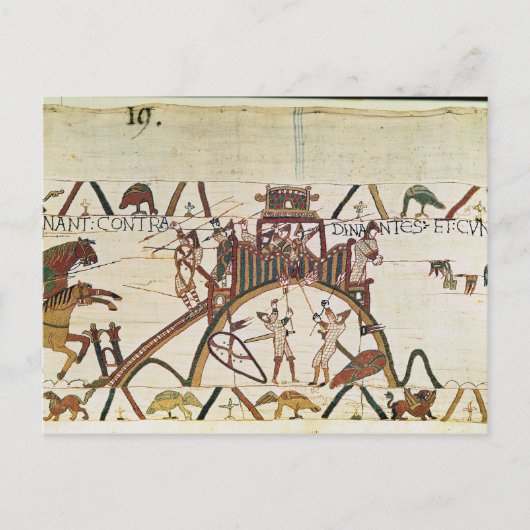 ディナンの町への攻撃 ポストカード (正面)