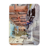 ディナントベルギー通りシーンウォーターカラー マグネット (縦)