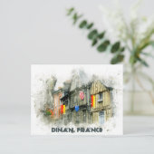 ディナンフランス中世タウントラベルフランスのト ポストカード (スタンド正面)