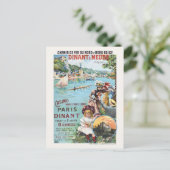 ディナン ムーズ ベルギー ヴィンテージポスター 1890年代 ポストカード (スタンド正面)