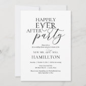 ディナーと結婚パーティーの後で幸せに 招待状 (正面)