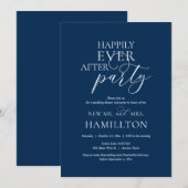 ディナーと結婚パーティー・インヴィータの後を楽しく 招待状 (正面/裏面)
