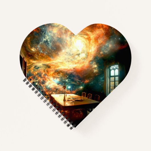 ディナーに向けて宇宙を巡る ノートブック (正面)