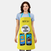 ディナーのダイヤル エプロン (着用した状態)