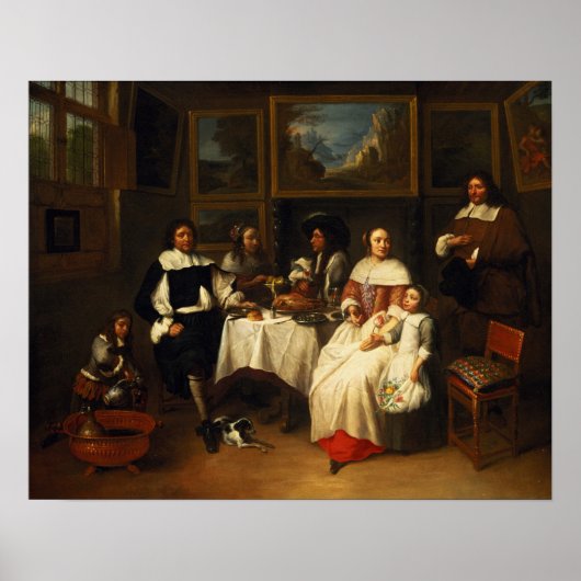 ディナーのフランダース一家 ポスター (正面)