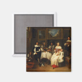 ディナーのフランダース一家 マグネット (正面/裏面)