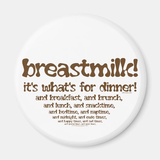 ディナーの内容 マグネット (正面)