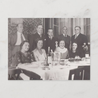 ディナーの友達との出会い – Paris, 1930s ポストカード