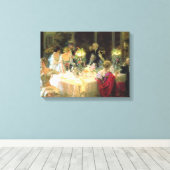 ディナーの終わり1913 Jules Alexandre Grun キャンバスプリント (インサイチュ (ウッドフロア))