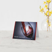 ディナーは誕生日カード カード (黄色い花)