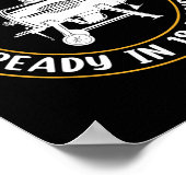 ディナーは18時間で準備される喫煙Bbq肉 ポスター (角)